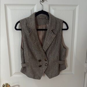 Kenar tan metallic Vest Layering Essential size 10